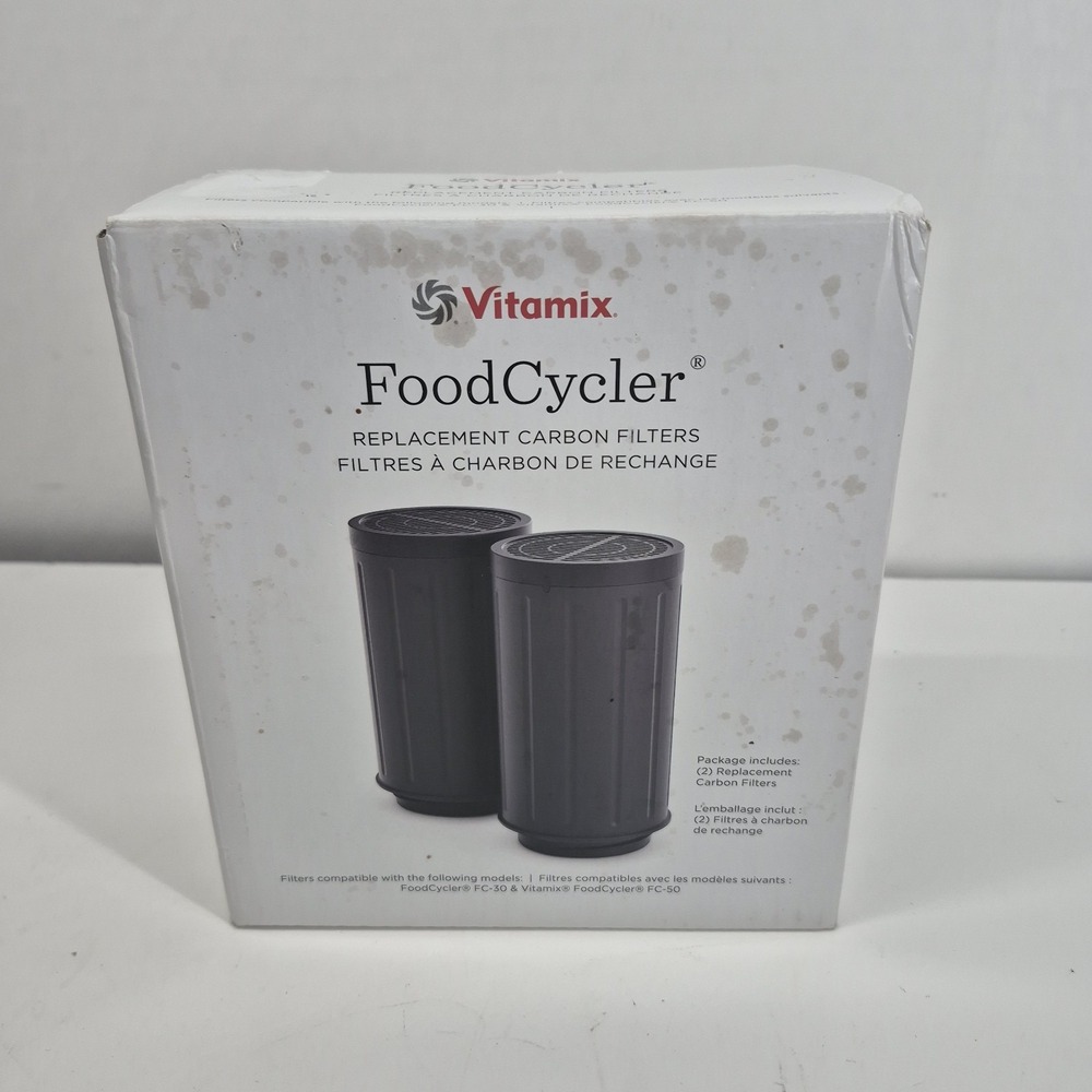 Vitamix FoodCycler Carbon Filters 2 Pack Reduces Odors Improves Compost